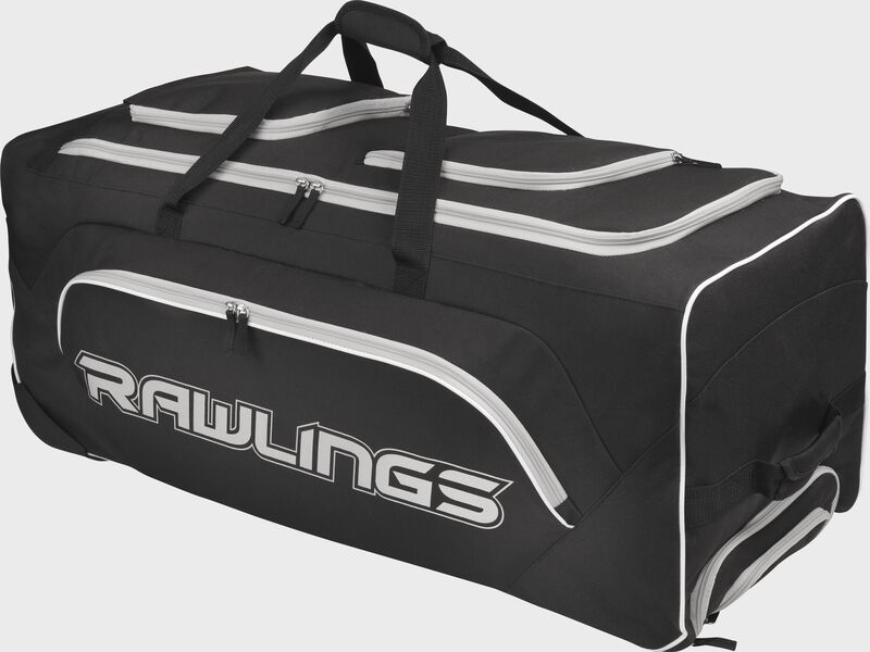 Rawlings Catcher's Equipment Wheeled Bag - YADIWCB-B product image 1, provided for visual reference and product detail review