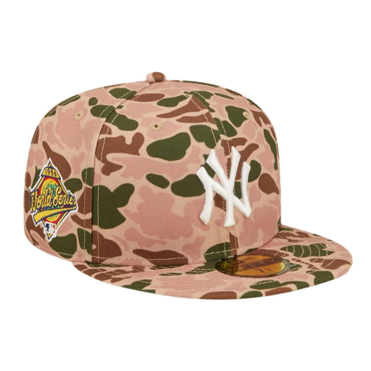 New York Yankees Duck Camo World Series Hat - Camo-Cream product image 1, provided for visual reference and product detail