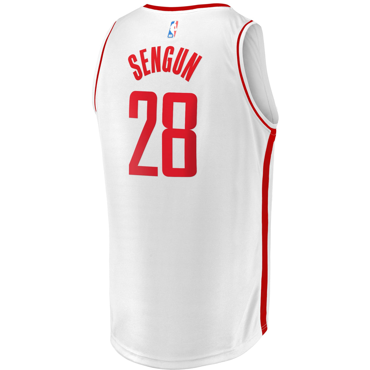 Youth Houston Rockets Alperen Sengun Fanatics White Fast Break Replica Player Jersey - Association Edition product image 4,