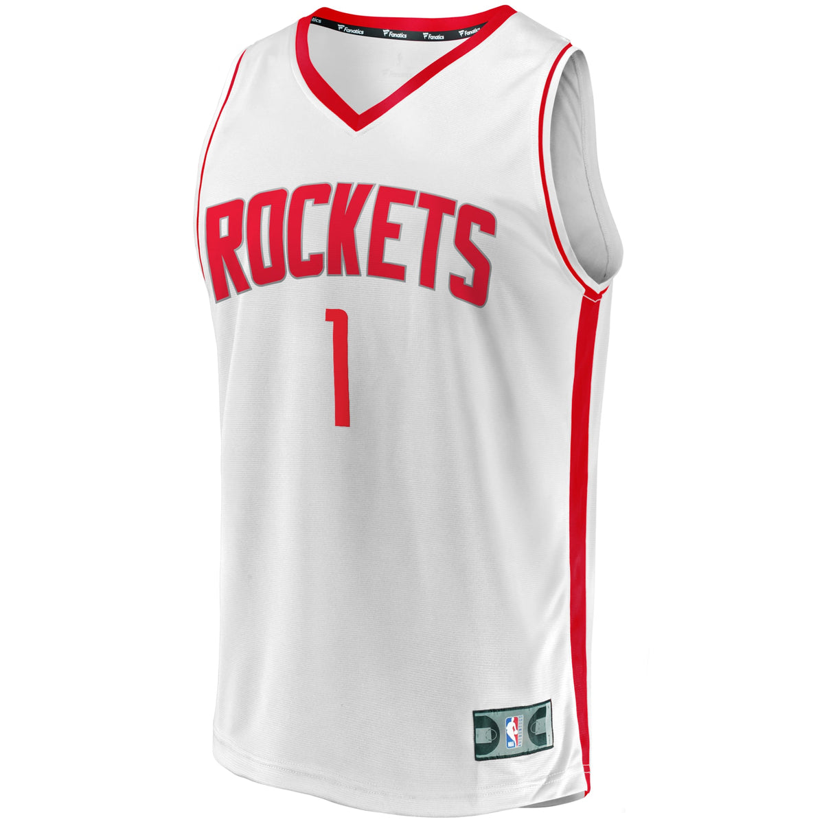 Youth Houston Rockets Amen Thompson Fanatics White Fast Break Replica Player Jersey - Association Edition product image 3,