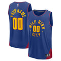 Youth Denver Nuggets Fanatics Blue Fast Break Custom Replica Jersey - Statement Edition product image 1, provided for visual