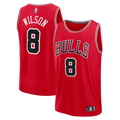 Youth Chicago Bulls Caleb Wilson Fanatics Red Fast Break Replica Jersey - Icon Edition product image 1, provided for visual