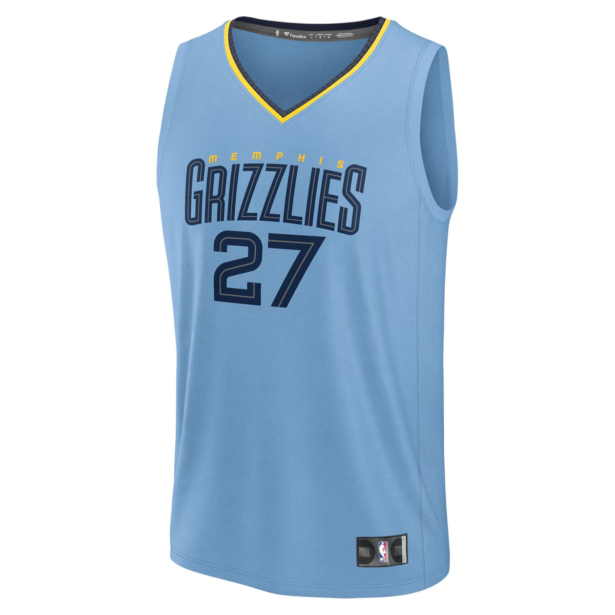 Youth Memphis Grizzlies Cameron Boozer Fanatics Light Blue Fast Break Replica Jersey - Statement Edition product image 3,