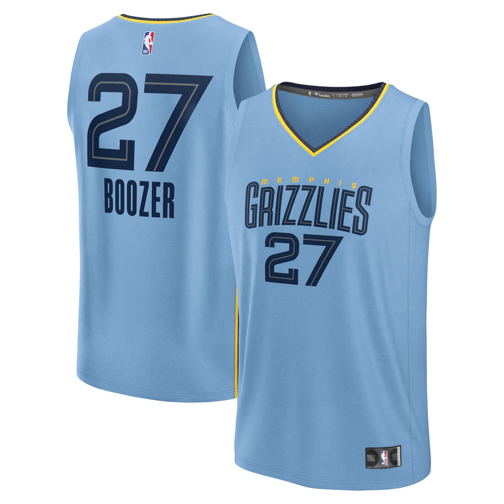 Youth Memphis Grizzlies Cameron Boozer Fanatics Light Blue Fast Break Replica Jersey - Statement Edition product image 1,