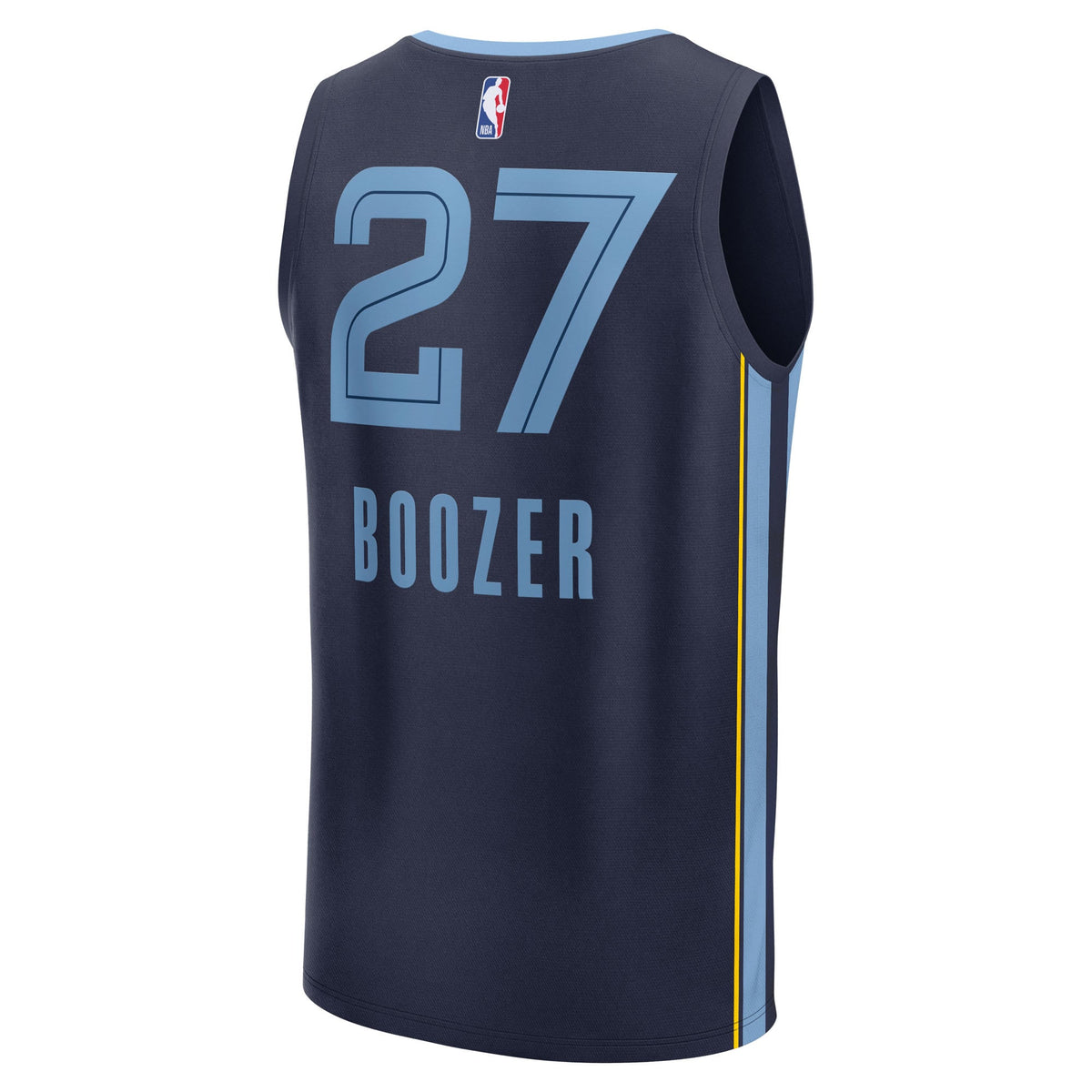 Youth Memphis Grizzlies Cameron Boozer Fanatics Navy Fast Break Replica Jersey - Icon Edition product image 4, provided for