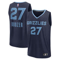 Youth Memphis Grizzlies Cameron Boozer Fanatics Navy Fast Break Replica Jersey - Icon Edition product image 1, provided for