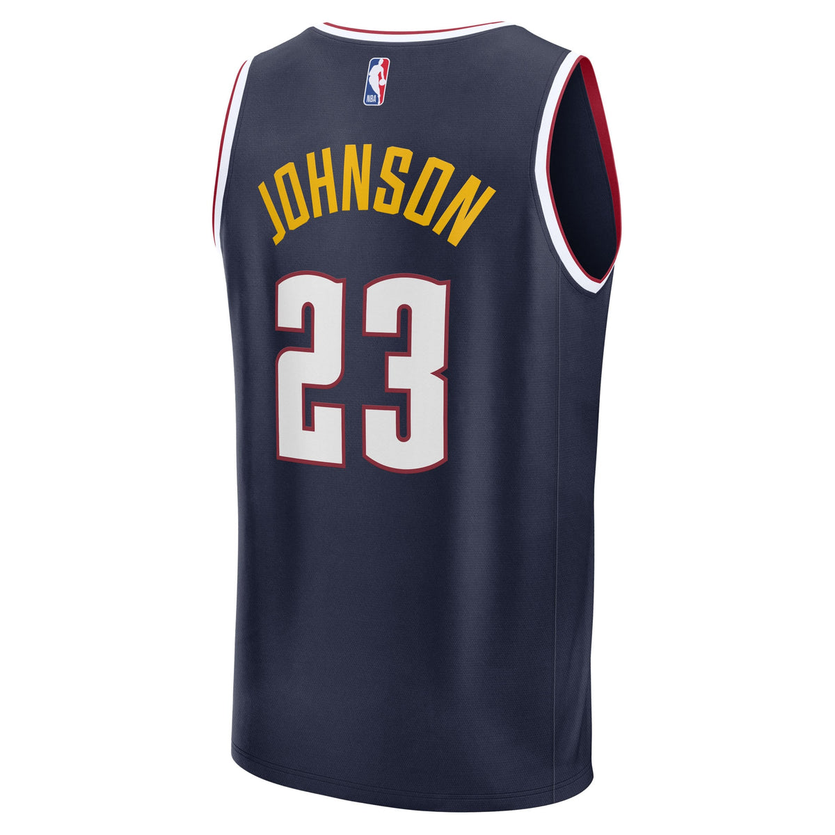 Youth Denver Nuggets Cameron Johnson Fanatics Navy Fast Break Replica Jersey - Icon Edition product image 4, provided for