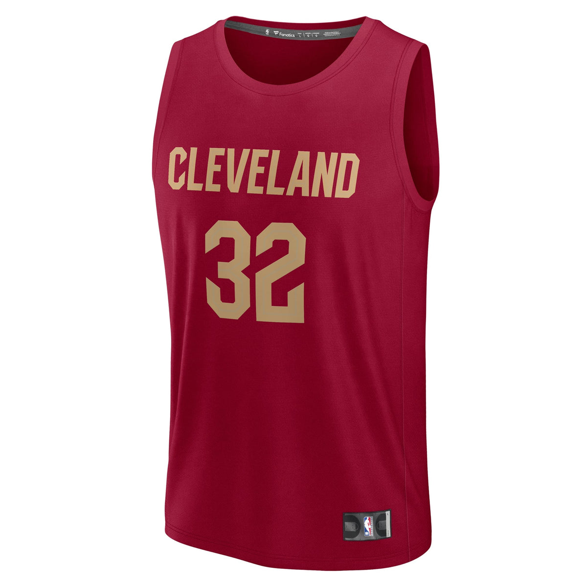 Youth Cleveland Cavaliers Dean Wade Fanatics Wine Fast Break Player Jersey - Icon Edition product image 3, provided for