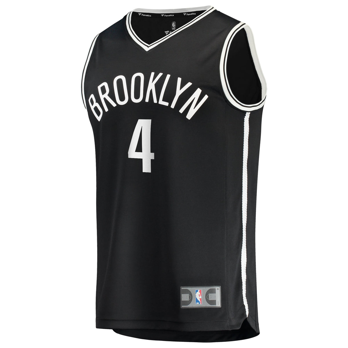 Youth Brooklyn Nets Drake Powell Fanatics Black Fast Break Replica Jersey - Icon Edition product image 3, provided for
