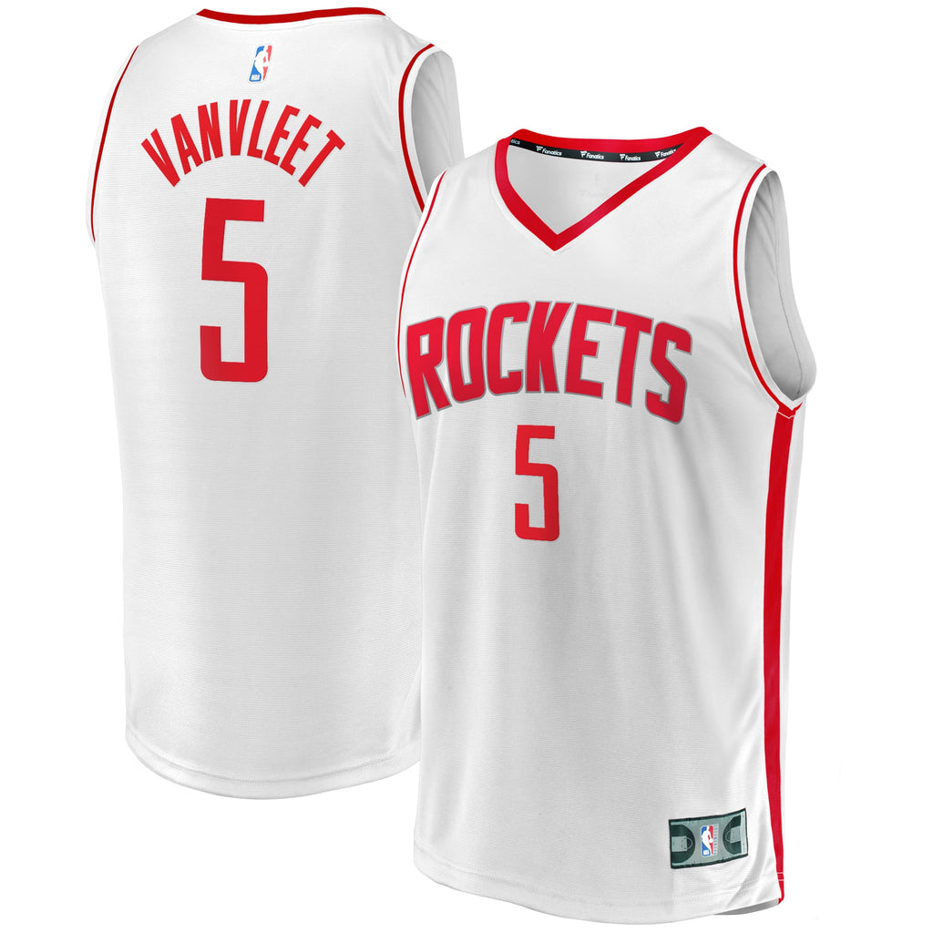Youth Houston Rockets Fred VanVleet Fanatics White Fast Break Replica Player Jersey - Association Edition product image 1,