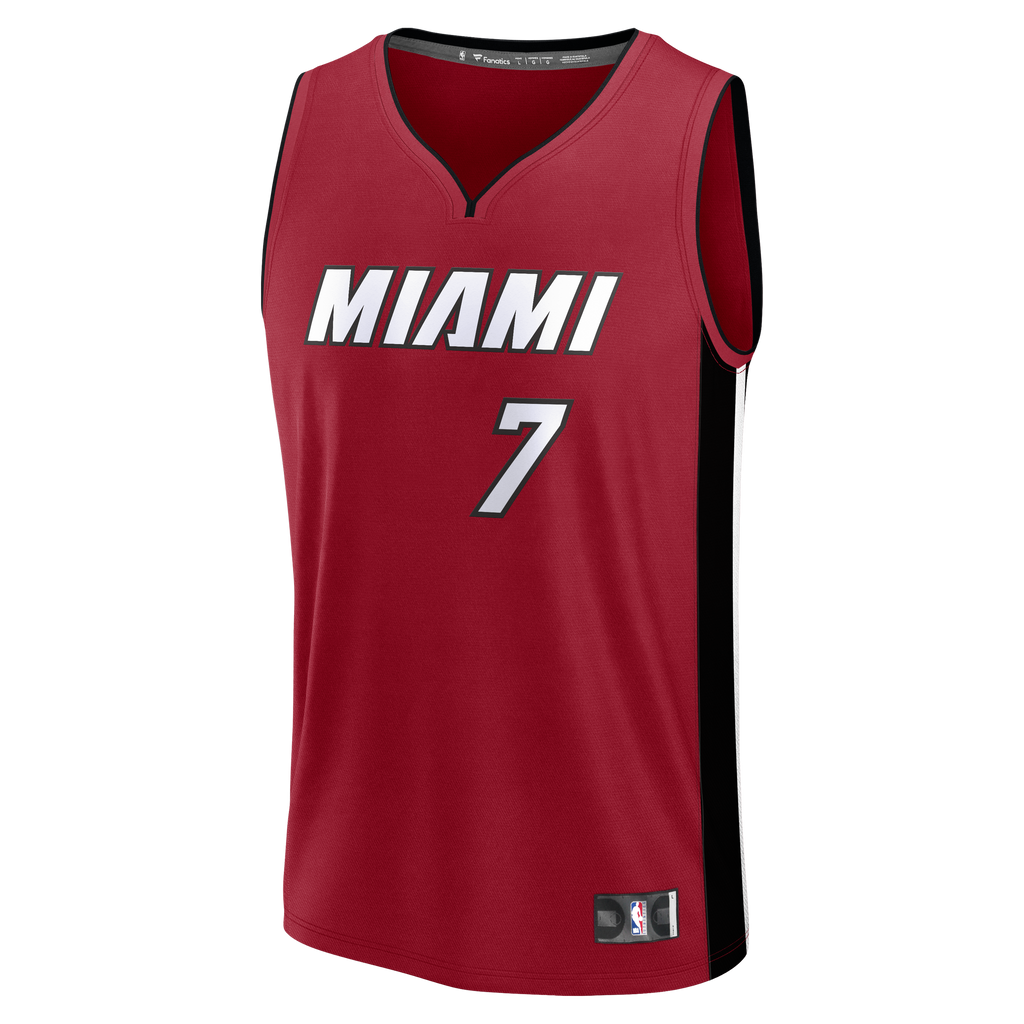 Youth Miami Heat Giannis Antetokounmpo Fanatics Red Fast Break Replica Jersey - Statement Edition product image 3, provided