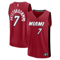 Youth Miami Heat Giannis Antetokounmpo Fanatics Red Fast Break Replica Jersey - Statement Edition product image 1, provided