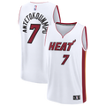 Youth Miami Heat Giannis Antetokounmpo Fanatics White Fast Break Replica Jersey - Association Edition product image 1,
