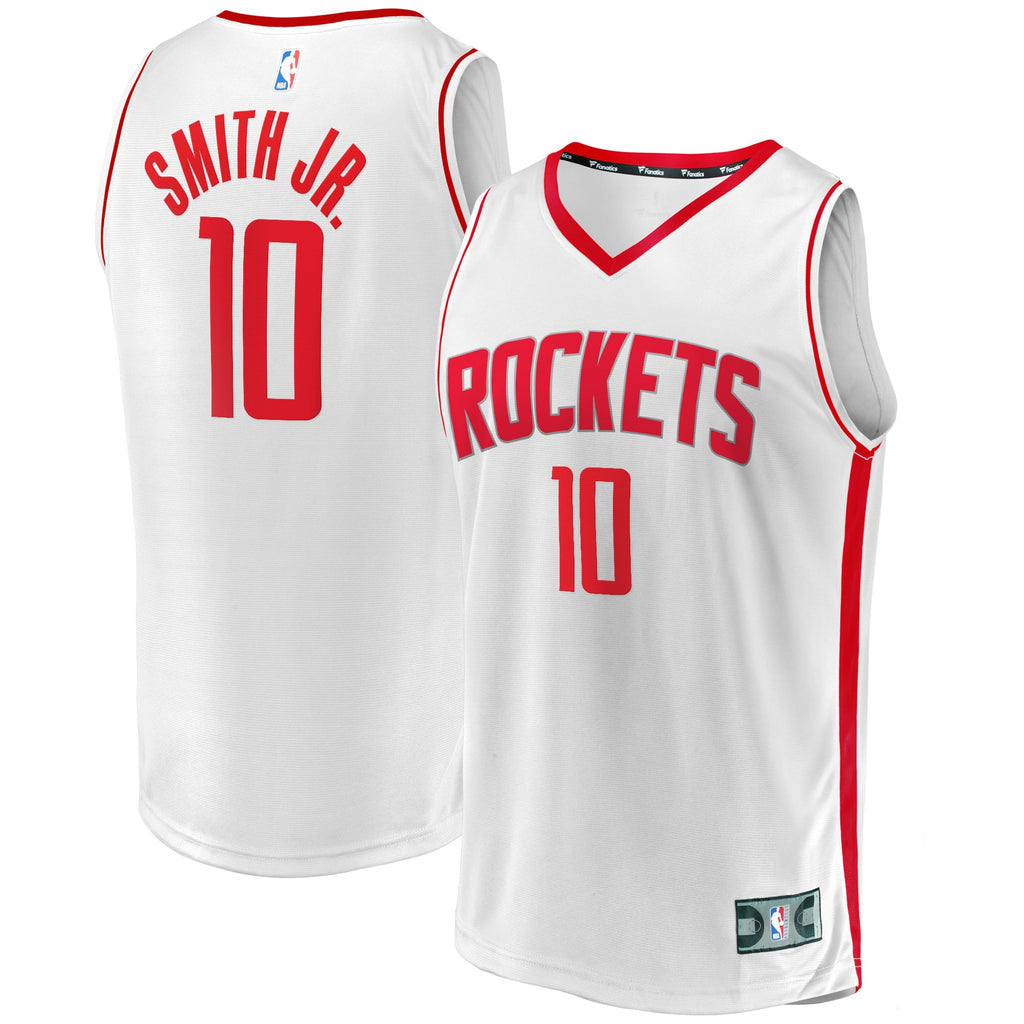 Youth Houston Rockets Jabari Smith Jr. Fanatics White Fast Break Replica Player Jersey - Association Edition product image