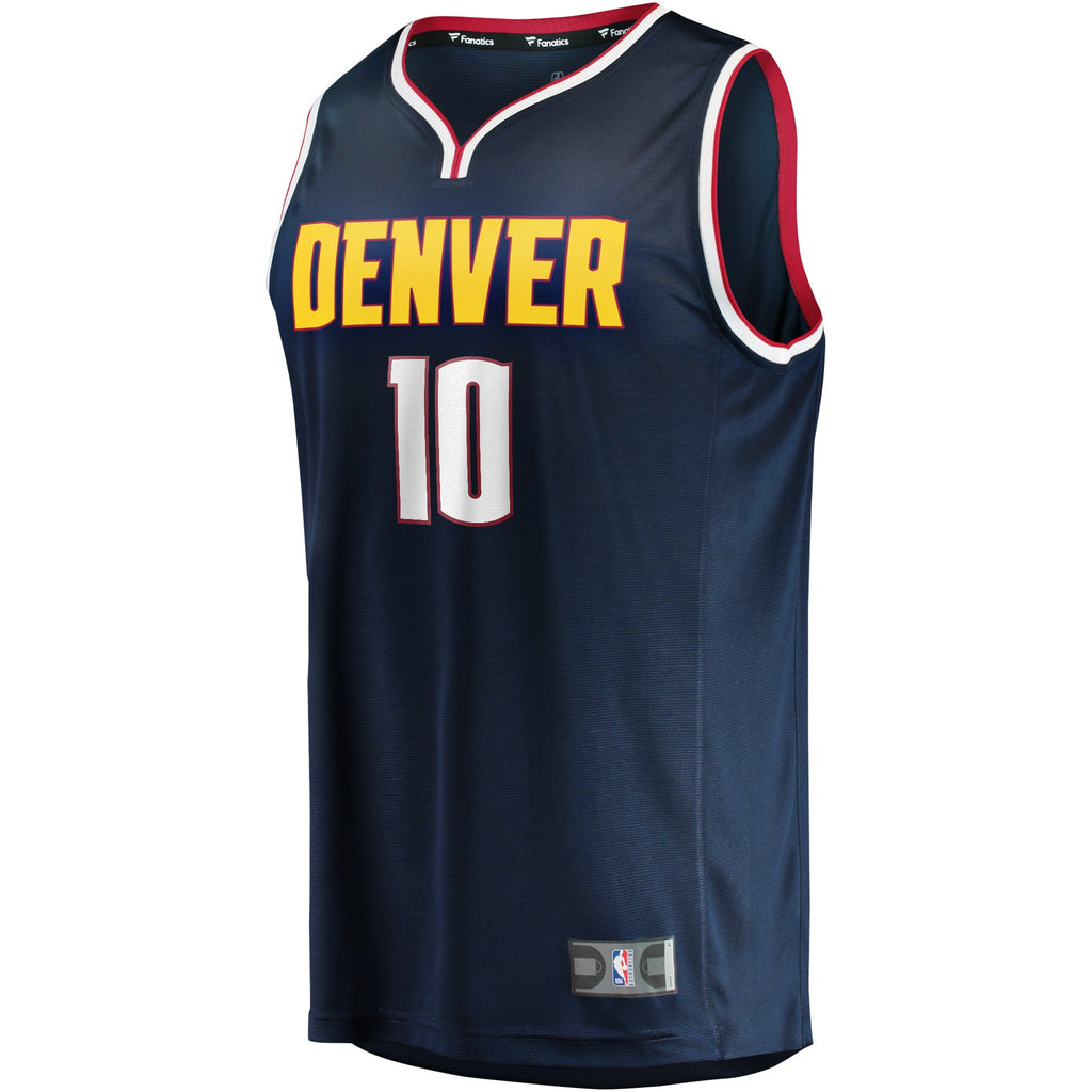 Youth Denver Nuggets Jack White Fanatics Navy Fast Break Player Jersey - Icon Edition product image 3, provided for visual