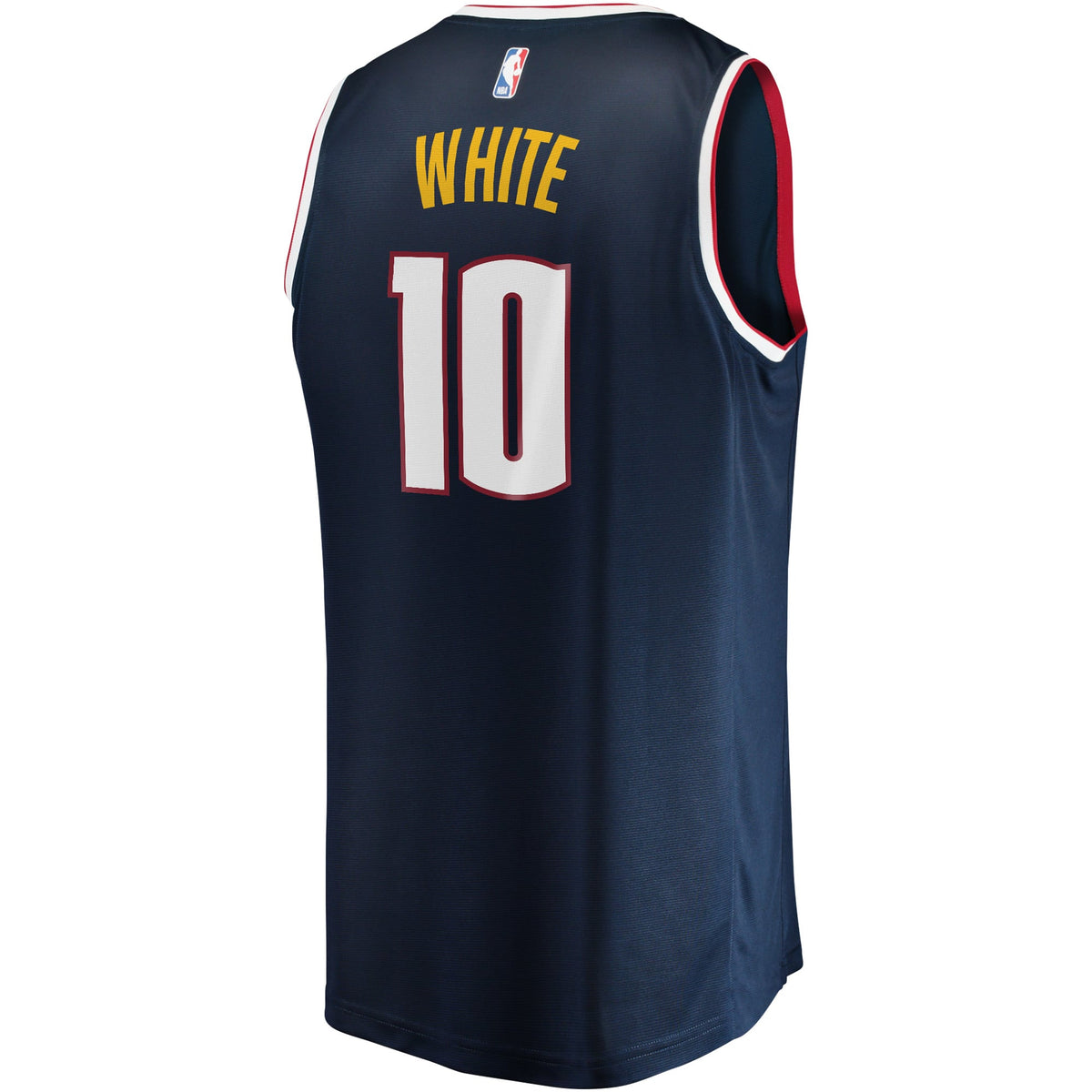 Youth Denver Nuggets Jack White Fanatics Navy Fast Break Player Jersey - Icon Edition product image 4, provided for visual