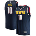 Youth Denver Nuggets Jack White Fanatics Navy Fast Break Player Jersey - Icon Edition product image 1, provided for visual