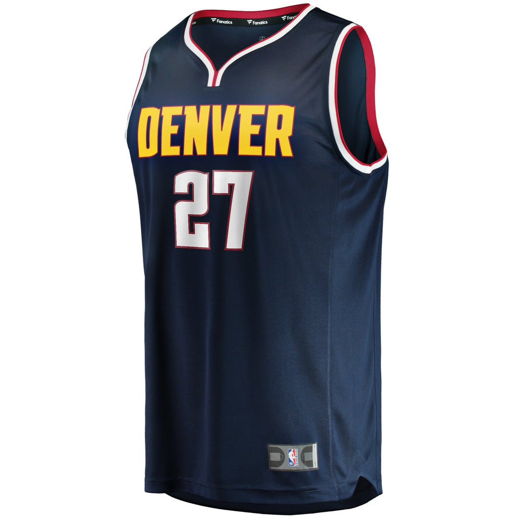 Youth Denver Nuggets Jamal Murray Fanatics Navy Fast Break Player Jersey - Icon Edition product image 3, provided for visual
