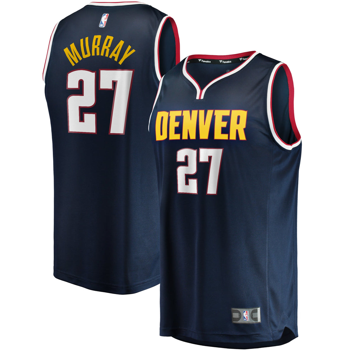 Youth Denver Nuggets Jamal Murray Fanatics Navy Fast Break Player Jersey - Icon Edition product image 1, provided for visual