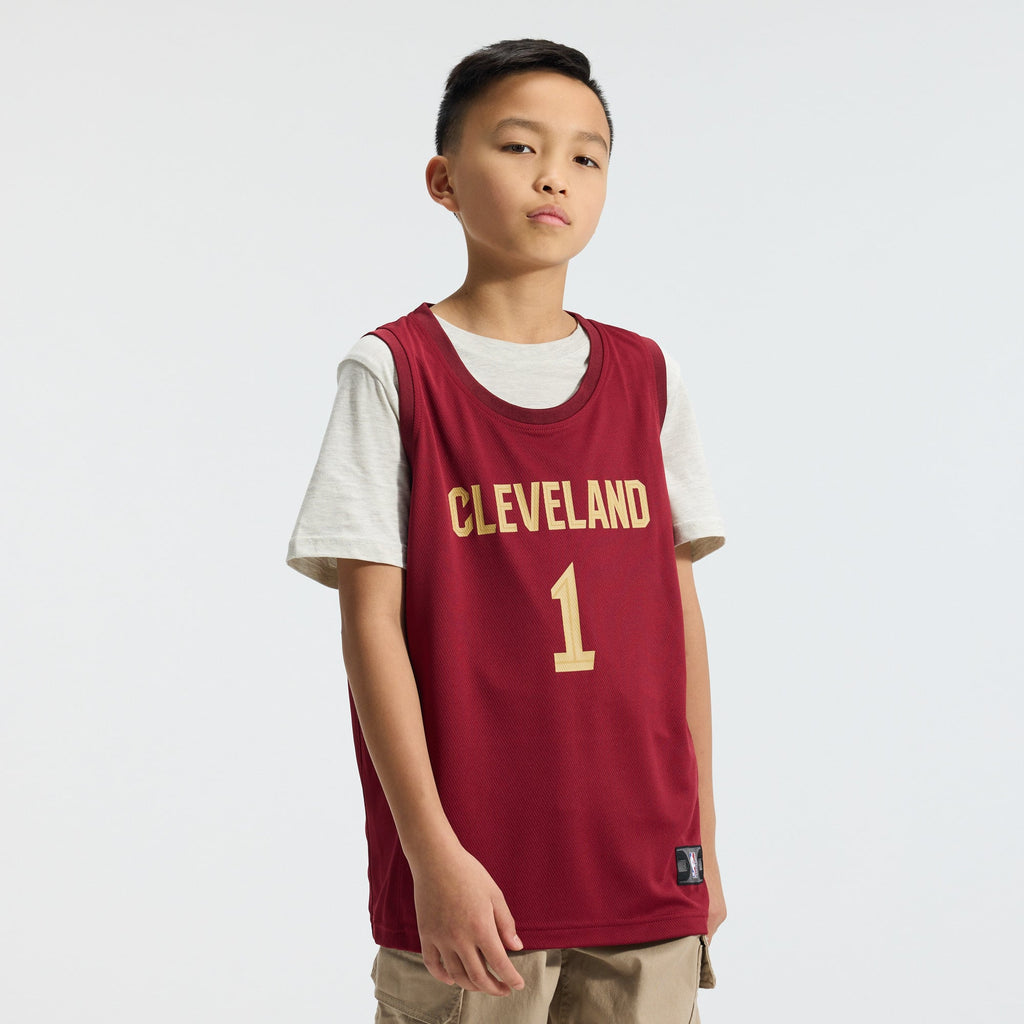 Youth Cleveland Cavaliers James Harden Fanatics Wine Fast Break Replica Jersey - Icon Edition product image 3, provided for