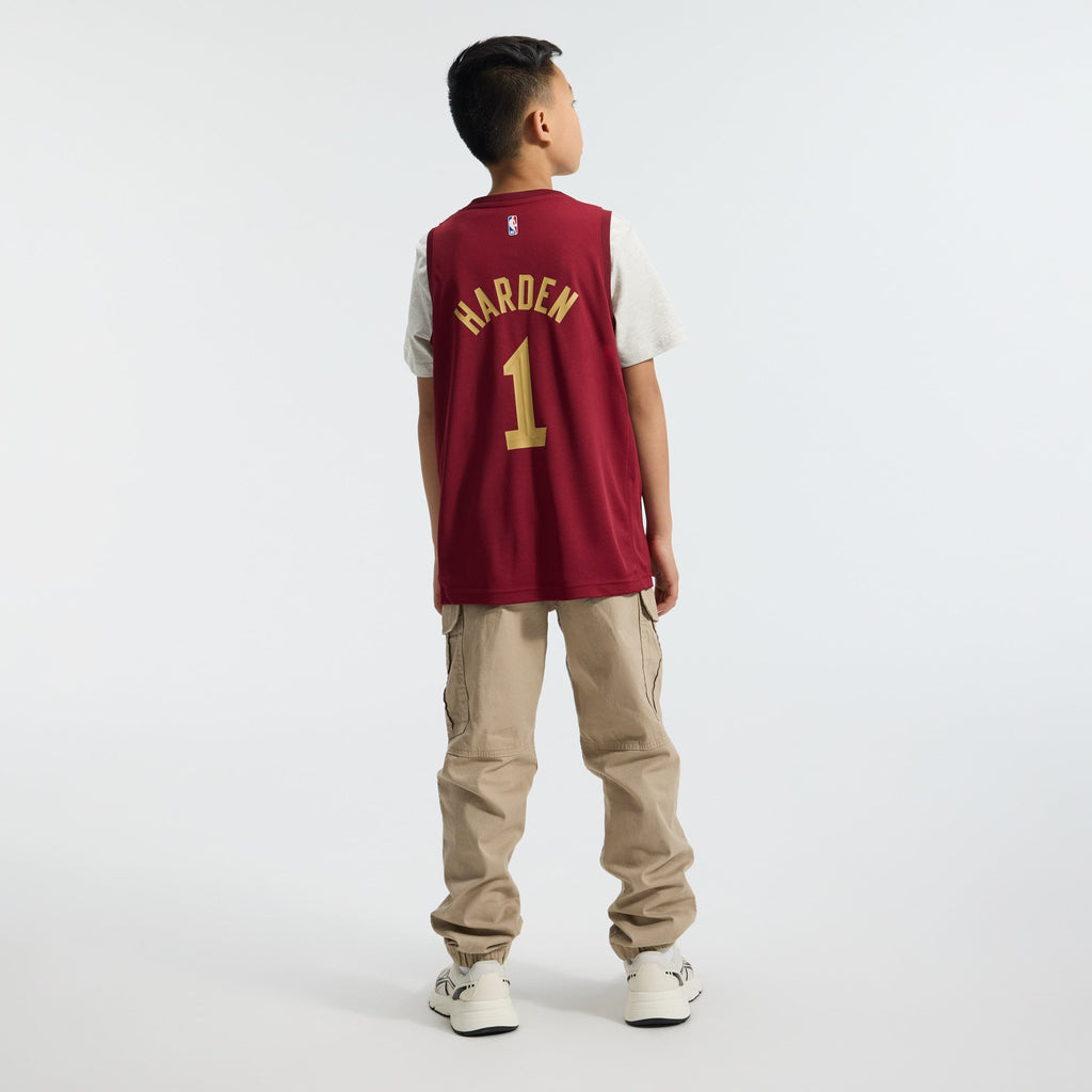 Youth Cleveland Cavaliers James Harden Fanatics Wine Fast Break Replica Jersey - Icon Edition product image 6, provided for