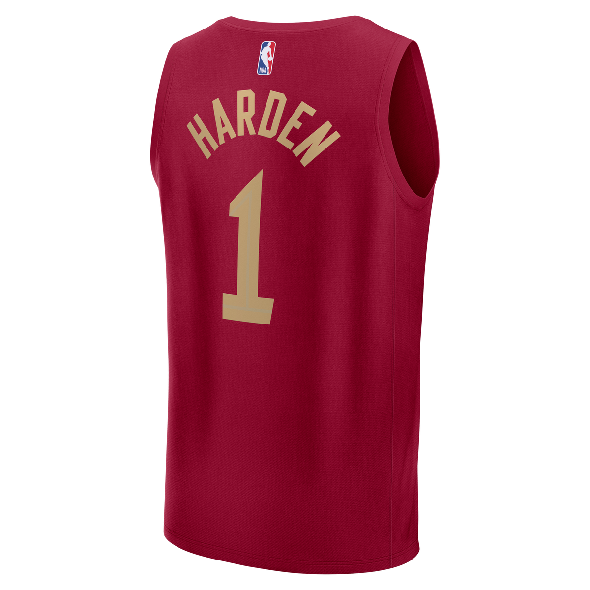 Youth Cleveland Cavaliers James Harden Fanatics Wine Fast Break Replica Jersey - Icon Edition product image 8, provided for