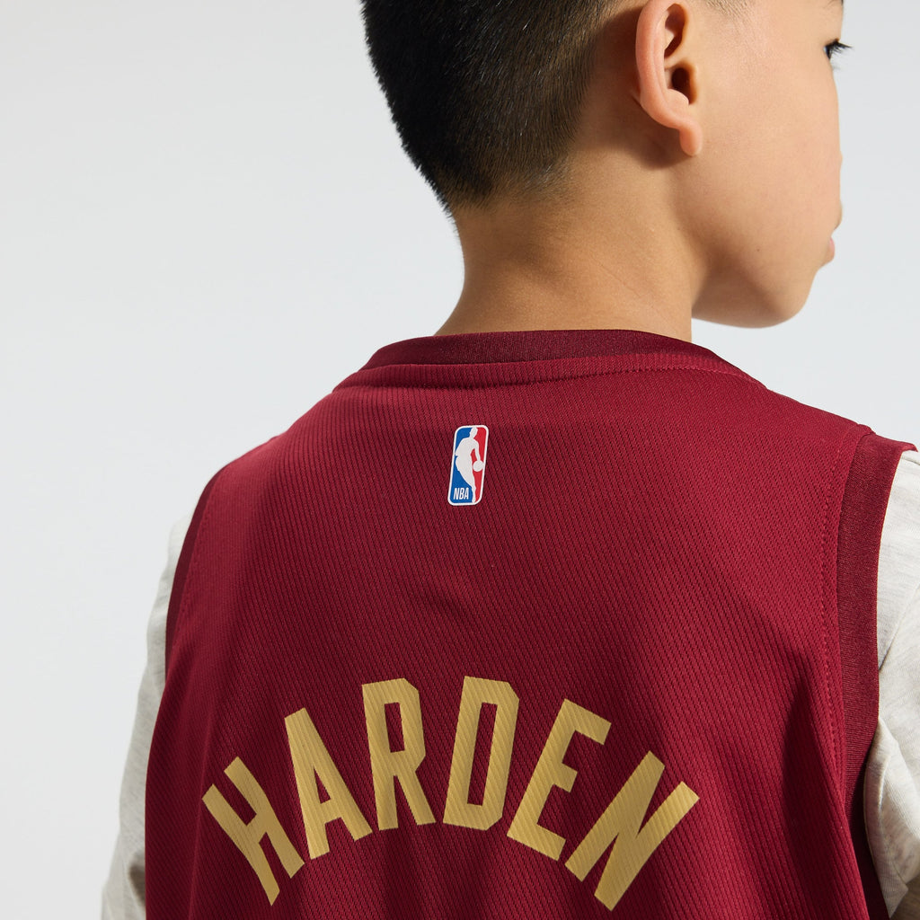 Youth Cleveland Cavaliers James Harden Fanatics Wine Fast Break Replica Jersey - Icon Edition product image 10, provided for