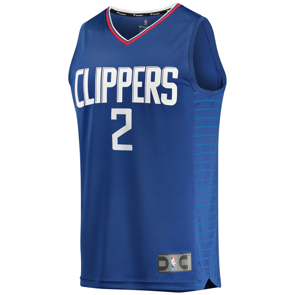 Youth LA Clippers Kawhi Leonard Fanatics Royal Fast Break Replica Jersey - Icon Edition product image 3, provided for visual