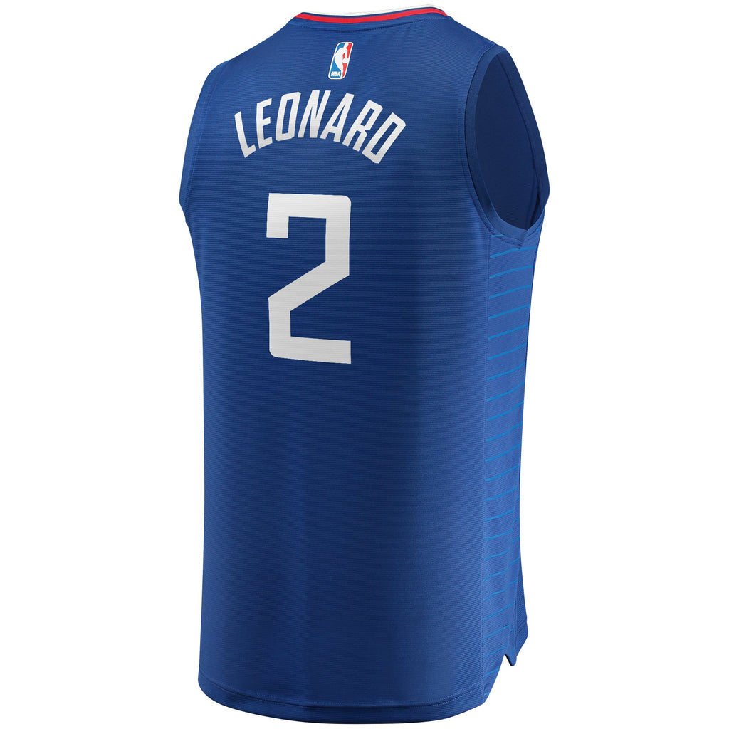 Youth LA Clippers Kawhi Leonard Fanatics Royal Fast Break Replica Jersey - Icon Edition product image 4, provided for visual