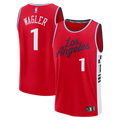 Youth LA Clippers Keaton Wagler Fanatics Red Fast Break Replica Jersey - Statement Edition product image 1, provided for
