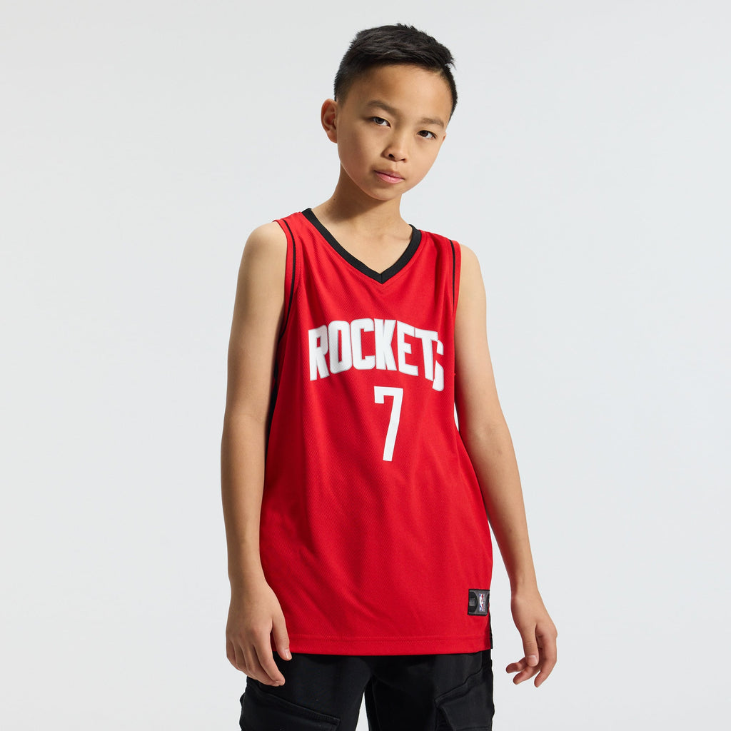 Youth Houston Rockets Kevin Durant Fanatics Red Fast Break Jersey - Icon Edition product image 3, provided for visual