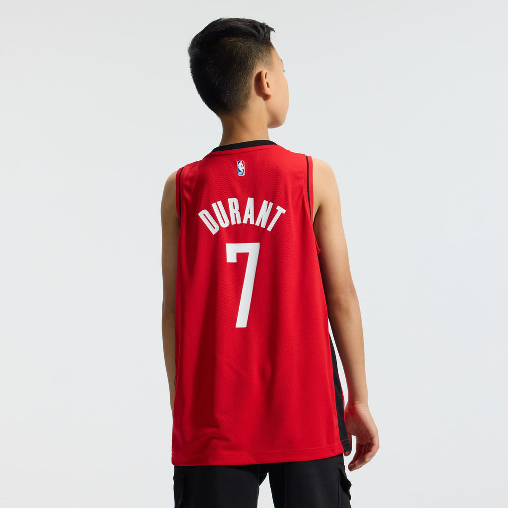 Youth Houston Rockets Kevin Durant Fanatics Red Fast Break Jersey - Icon Edition product image 4, provided for visual