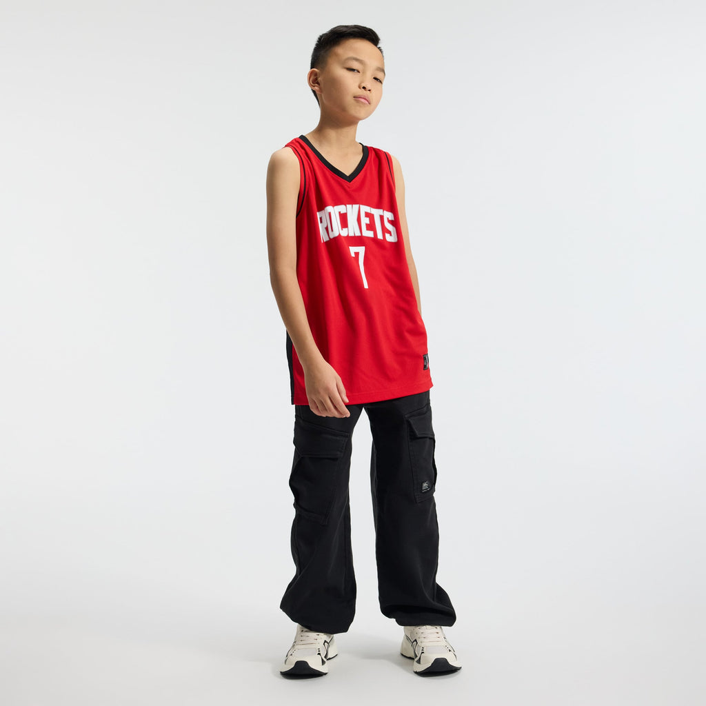 Youth Houston Rockets Kevin Durant Fanatics Red Fast Break Jersey - Icon Edition product image 5, provided for visual