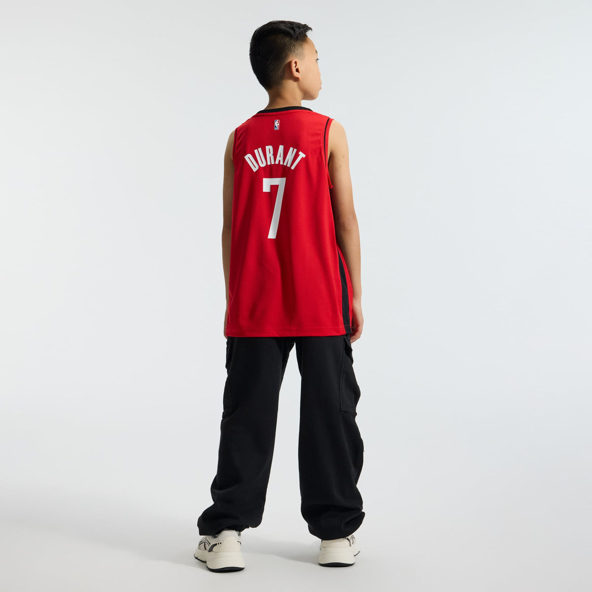 Youth Houston Rockets Kevin Durant Fanatics Red Fast Break Jersey - Icon Edition product image 6, provided for visual