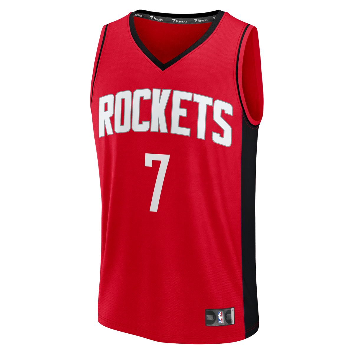 Youth Houston Rockets Kevin Durant Fanatics Red Fast Break Jersey - Icon Edition product image 7, provided for visual