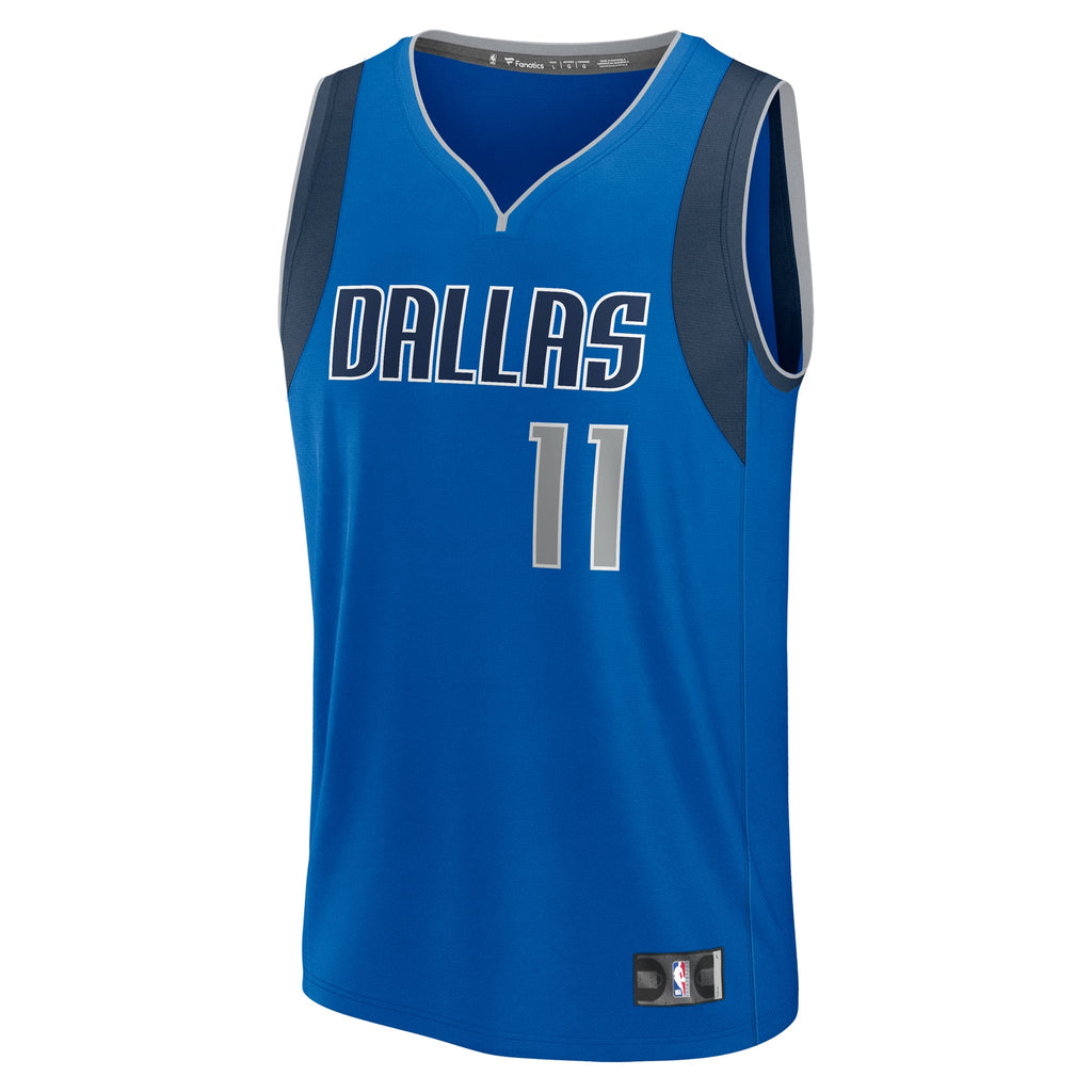 Youth Dallas Mavericks Kyrie Irving Fanatics Blue Fast Break Replica Player Jersey - Icon Edition product image 3, provided