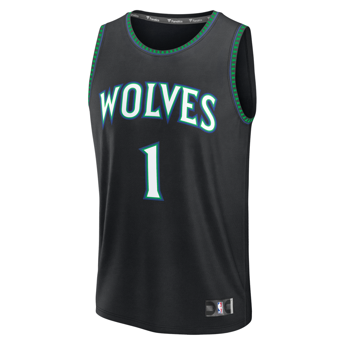 Youth Minnesota Timberwolves LaMelo Ball Fanatics Black Fast Break Jersey - Statement Edition product image 3, provided for