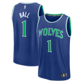 Youth Minnesota Timberwolves LaMelo Ball Fanatics Blue Fast Break Jersey - Icon Edition product image 1, provided for visual