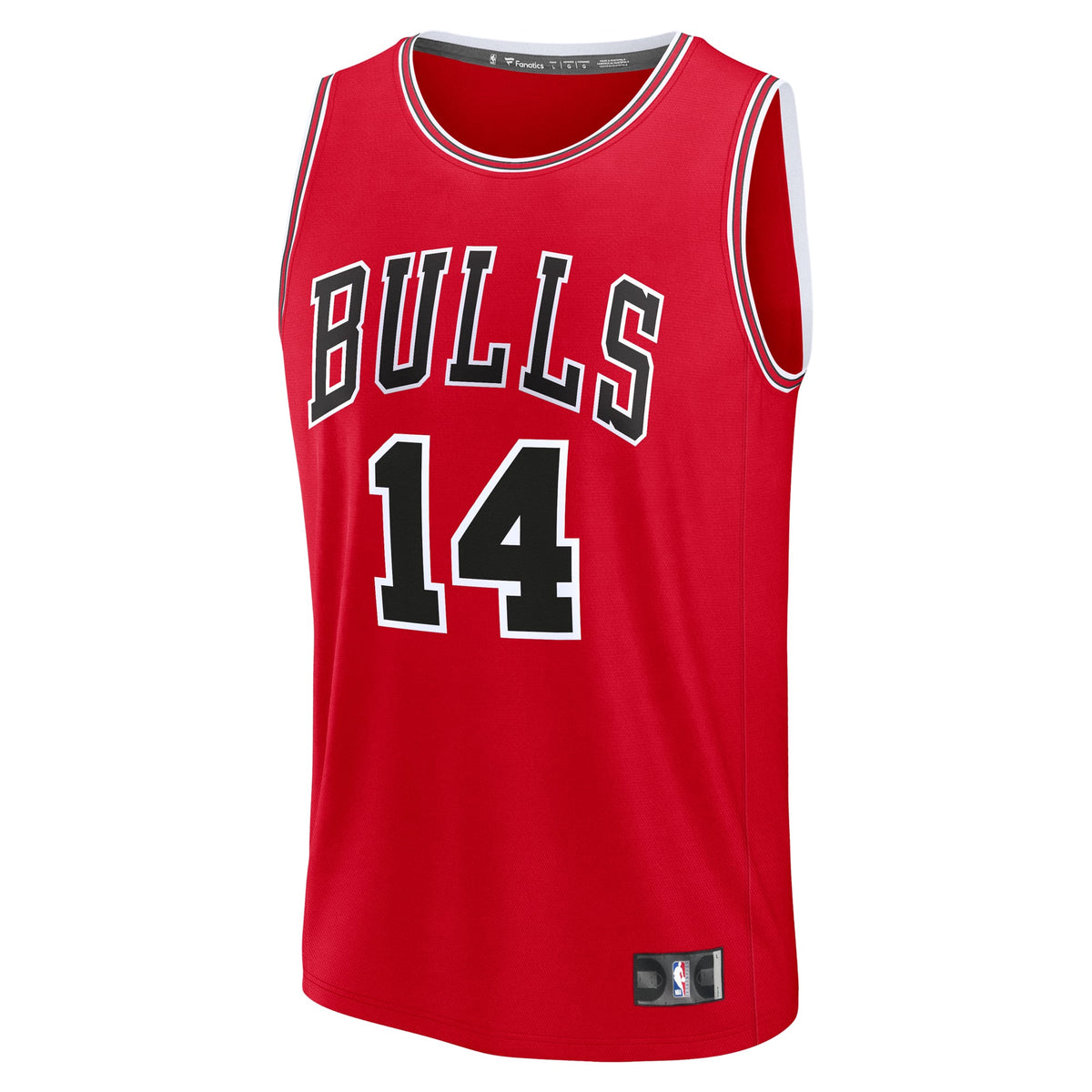 Youth Chicago Bulls Matas Buzelis Fanatics Red Fast Break Replica Player Jersey - Icon Edition product image 3, provided for