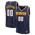 Youth Denver Nuggets Fanatics Navy Fast Break Custom Replica Jersey - Icon Edition product image 1, provided for visual