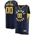 Youth Indiana Pacers Fanatics Navy Fast Break Custom Replica Jersey - Icon Edition product image 1, provided for visual