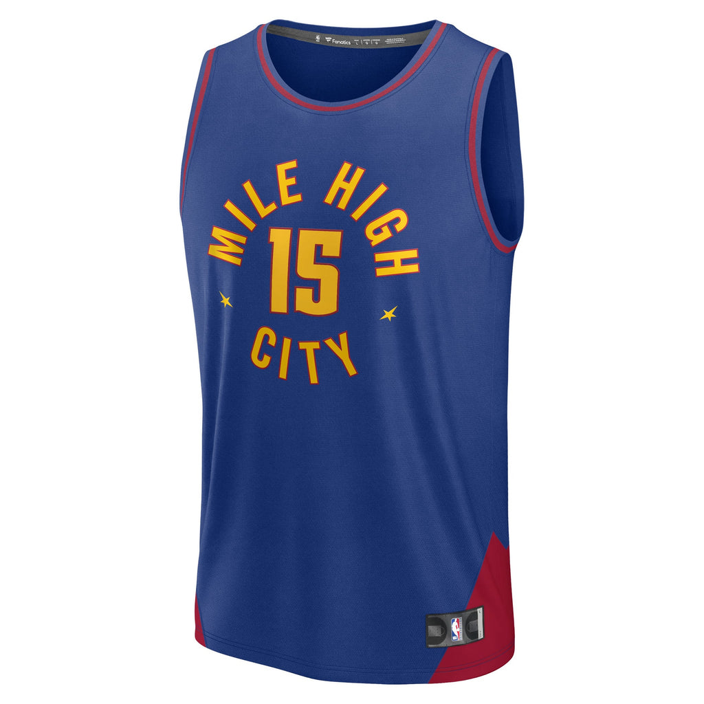 Youth Denver Nuggets Nikola Jokic Fanatics Blue Fast Break Replica Player Jersey - Statement Edition product image 3,