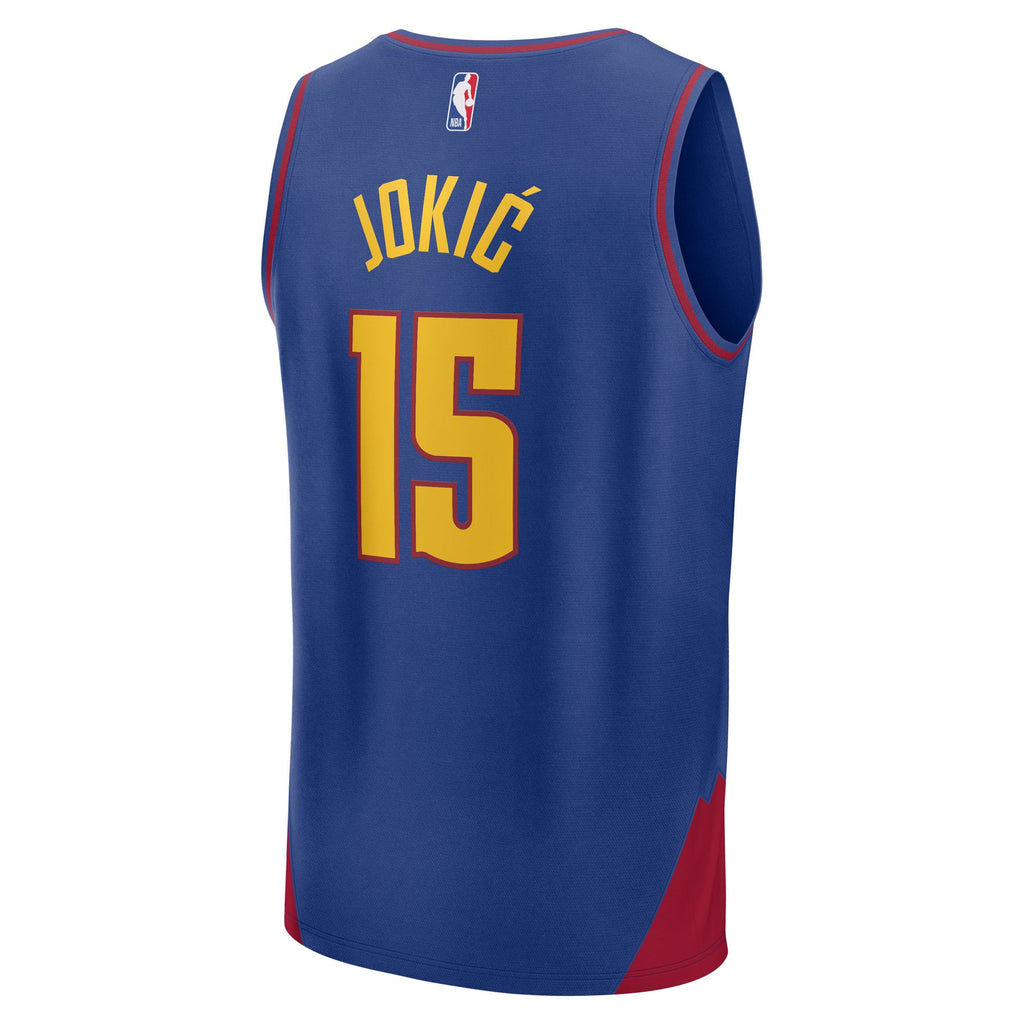 Youth Denver Nuggets Nikola Jokic Fanatics Blue Fast Break Replica Player Jersey - Statement Edition product image 4,