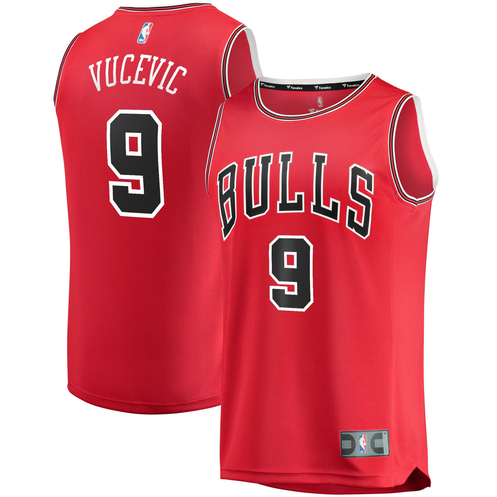 Youth Chicago Bulls Nikola Vucevic Fanatics Red Fast Break Replica Jersey - Icon Edition product image 1, provided for