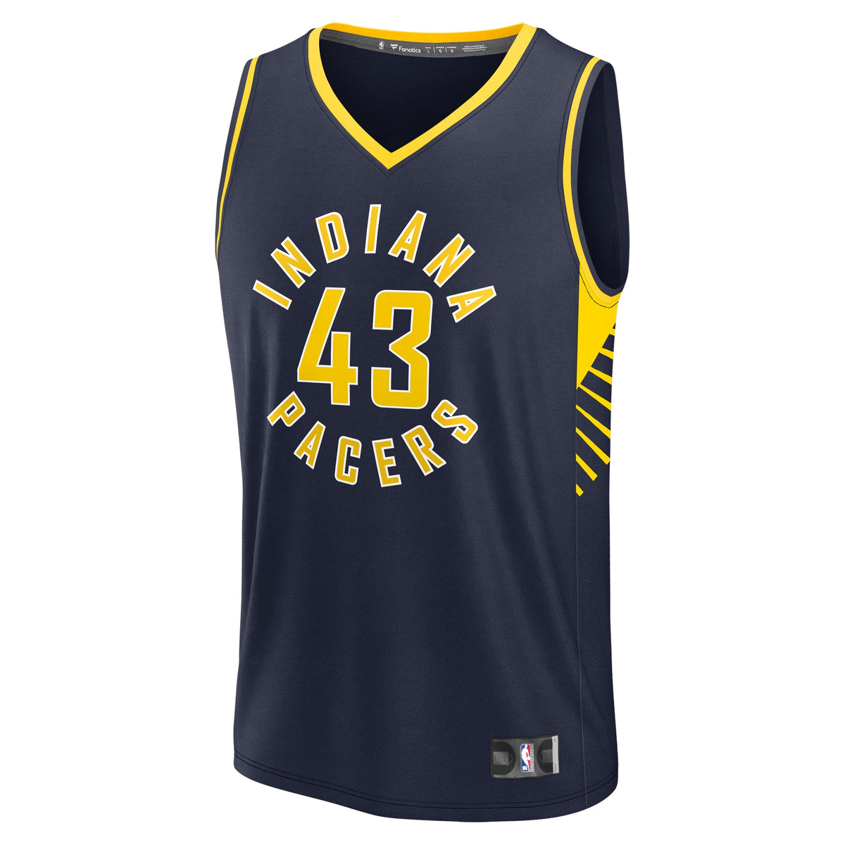 Youth Indiana Pacers Pascal Siakam Fanatics Navy Fast Break Player Jersey - Icon Edition product image 3, provided for