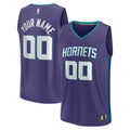 Youth Charlotte Hornets Fanatics Purple Fast Break Replica Custom Jersey - Statement Edition product image 1, provided for