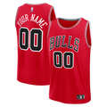 Youth Chicago Bulls Fanatics Red Fast Break Custom Jersey - Icon Edition product image 1, provided for visual reference and