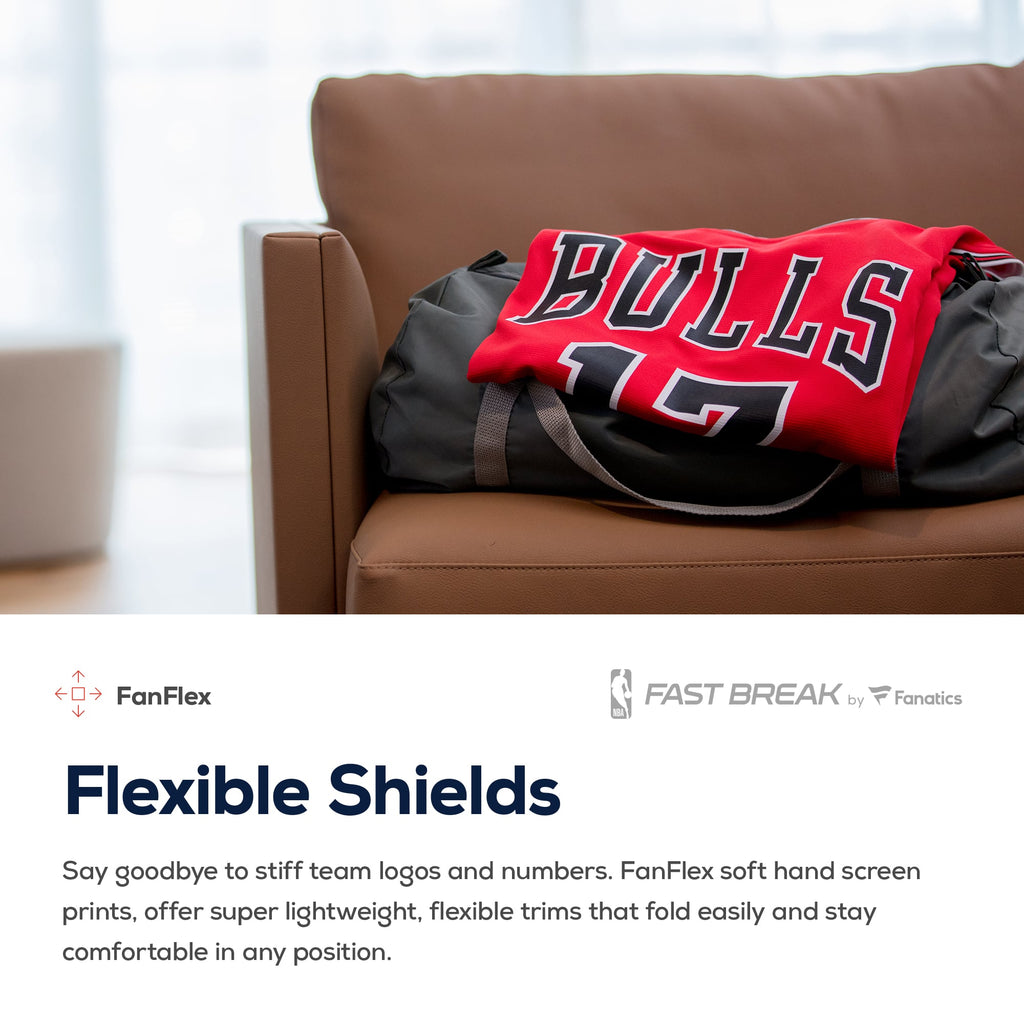 Youth Chicago Bulls Fanatics Red Fast Break Custom Replica Jersey - Icon Edition product image 6, provided for visual