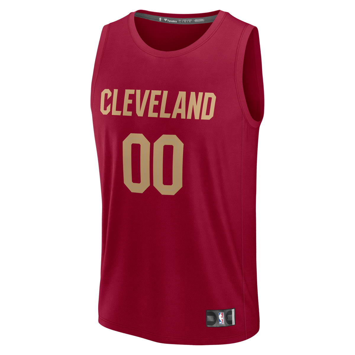Youth Cleveland Cavaliers Fanatics Red Fast Break Custom Jersey - Icon Edition product image 3, provided for visual