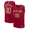Youth Cleveland Cavaliers Fanatics Red Fast Break Custom Jersey - Icon Edition product image 1, provided for visual